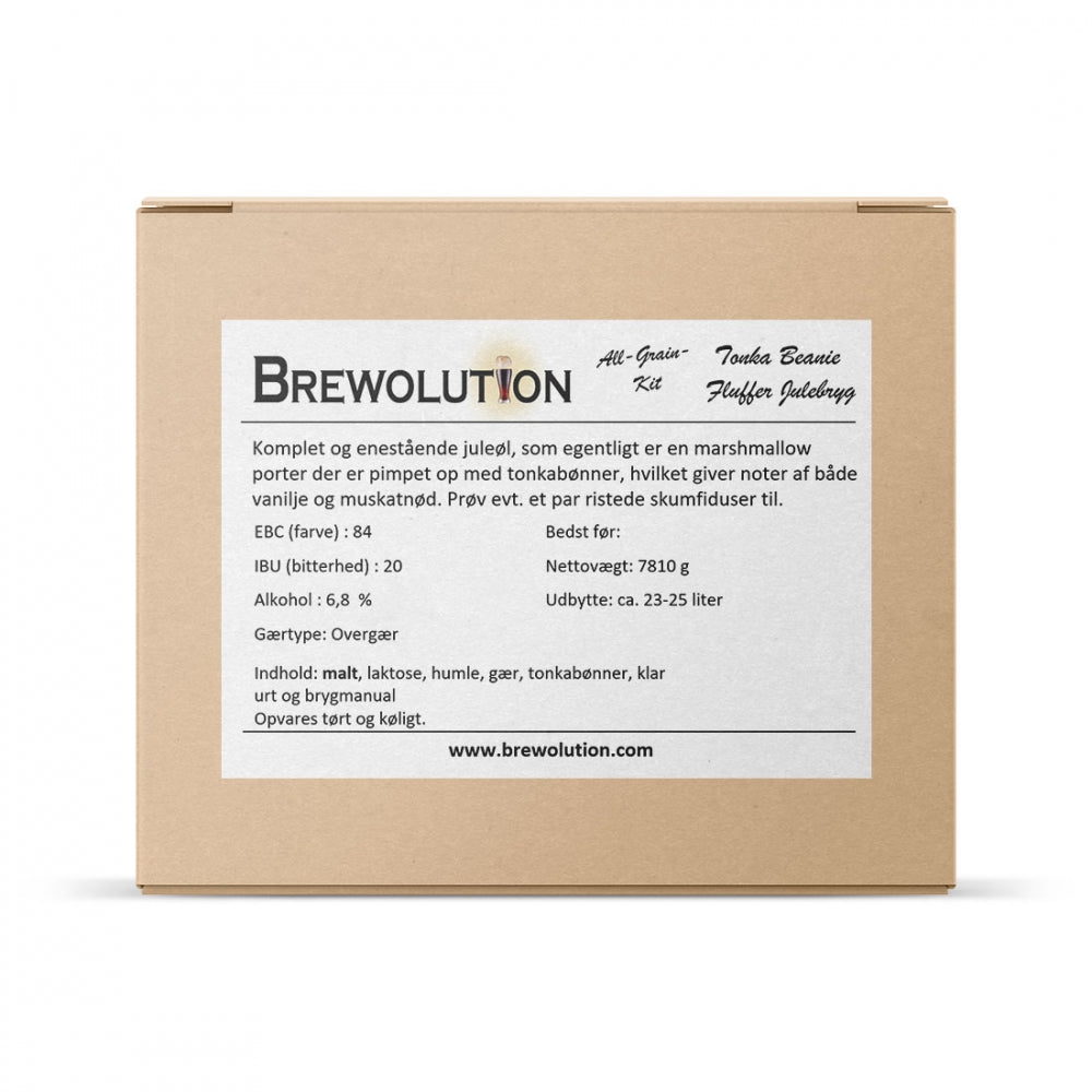 Tonka Beanie Fluffer Juleøl - allgrain ølsett
