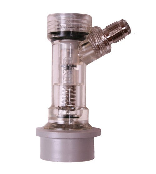 Ball Lock CO2 med tilbakeslagsventil