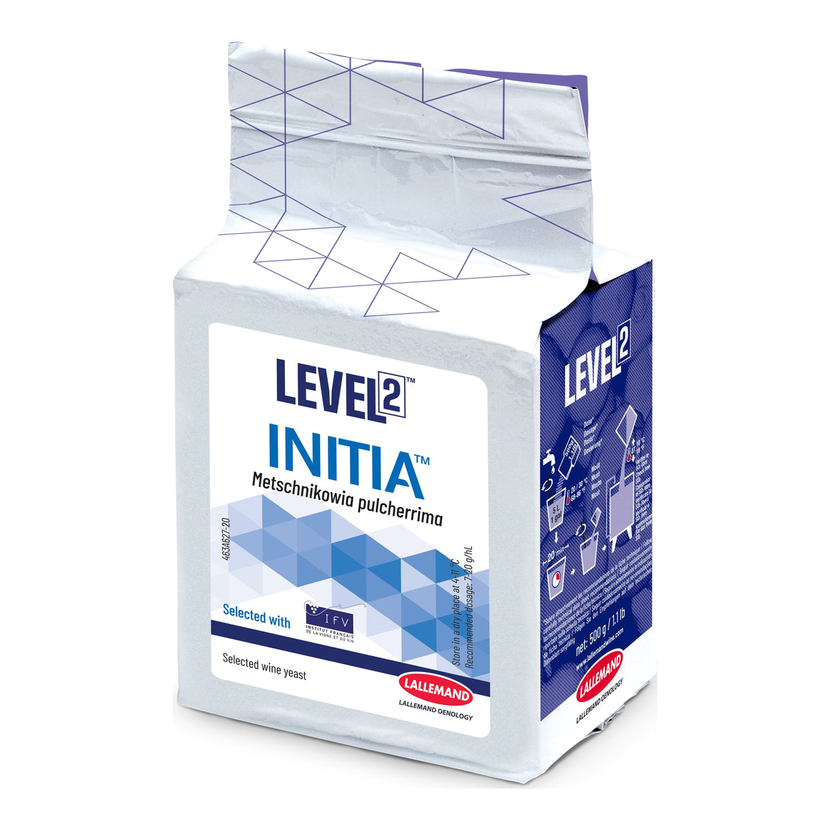 Level2 Initia 500g Bioprotection Yeast for Wine – vacuum pack of Lallemand Level2 Initia Metschnikowia pulcherrima