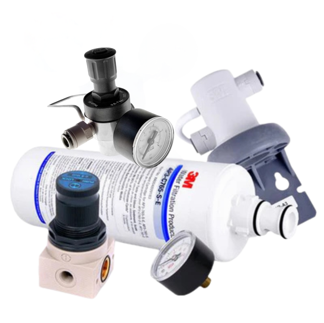 Tilbehørskit for Lindr Soda Exclusive vanndispenser med kullsyre - for SodaStream kullsyreflaske