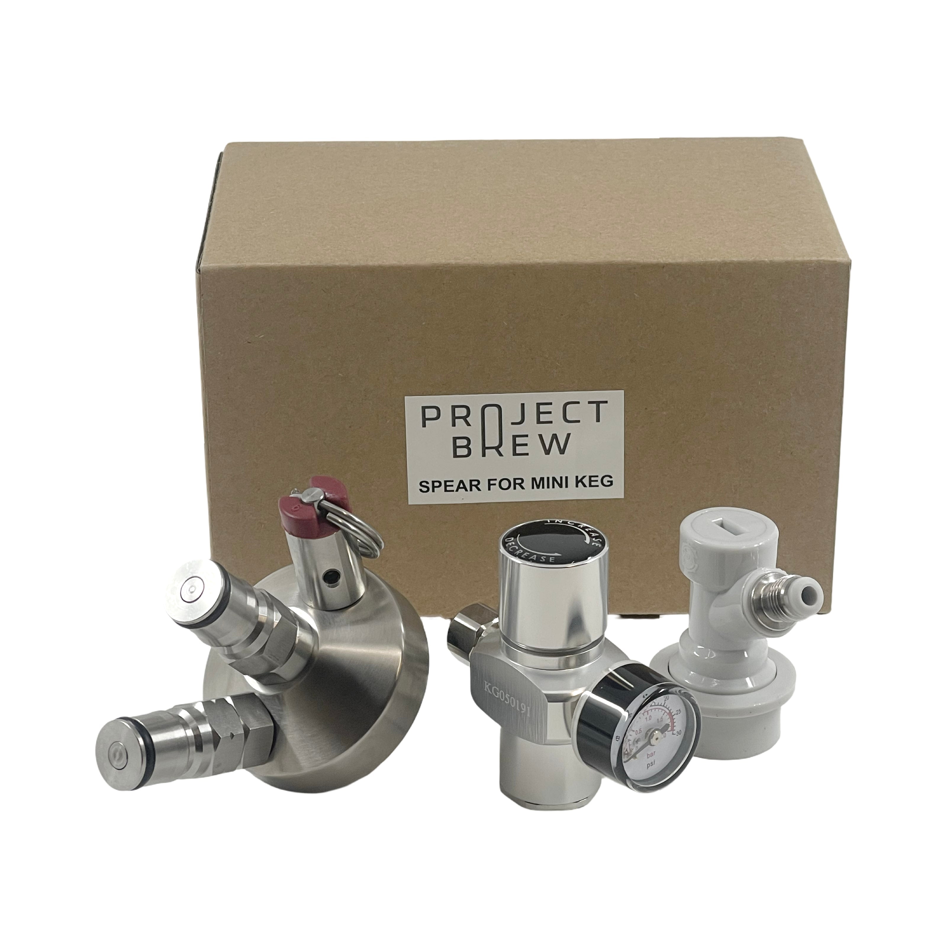 Tilbehørsett til Project Brew 5L Mini Keg