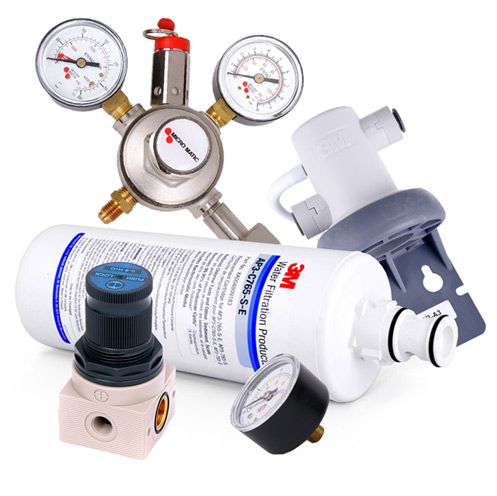 Tilbehørskit for Lindr Soda Exclusive vanndispenser med kullsyre - for standard CO2 flaske