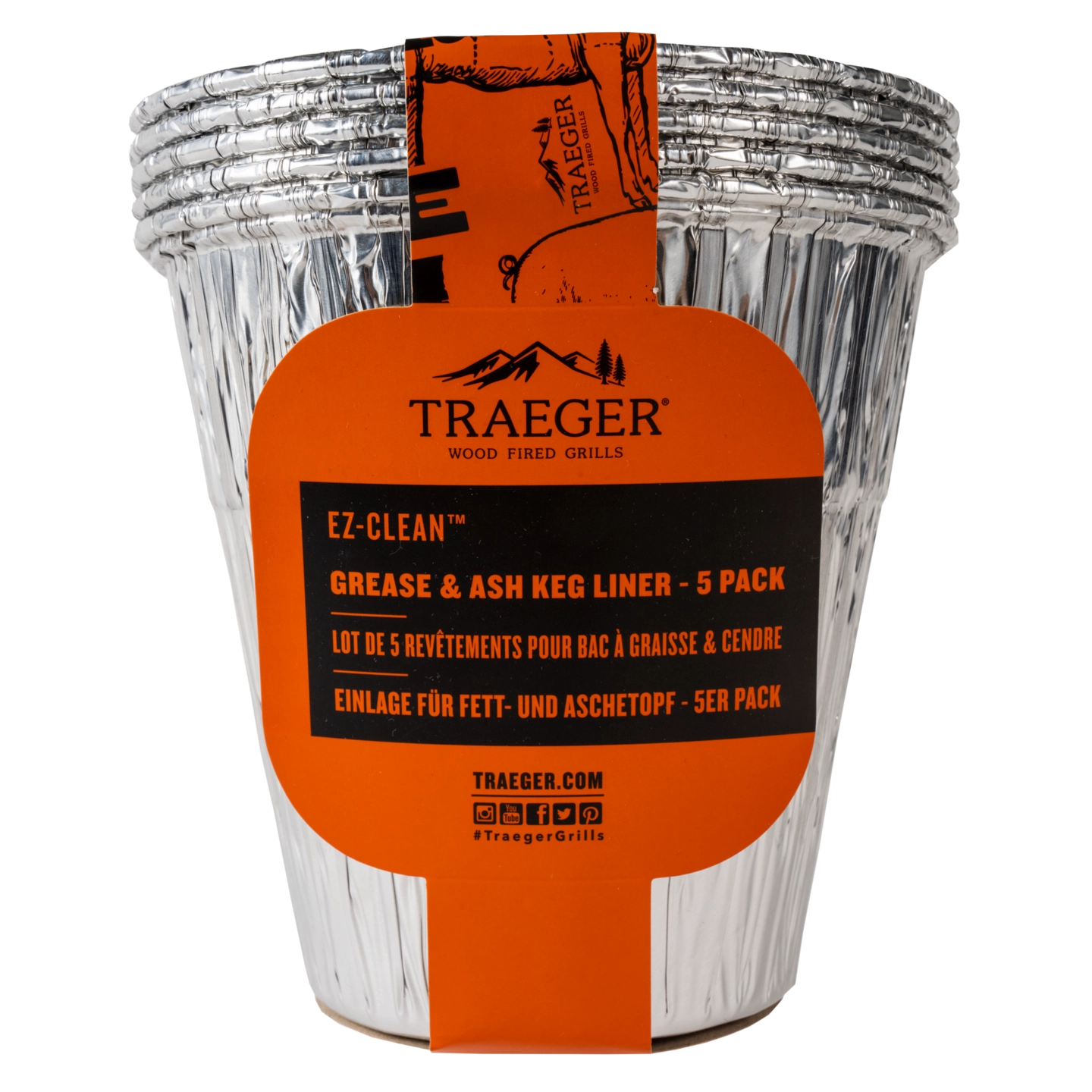 Traeger EZ-Clean Grease & Ash Keg Liner - fettoppsamler