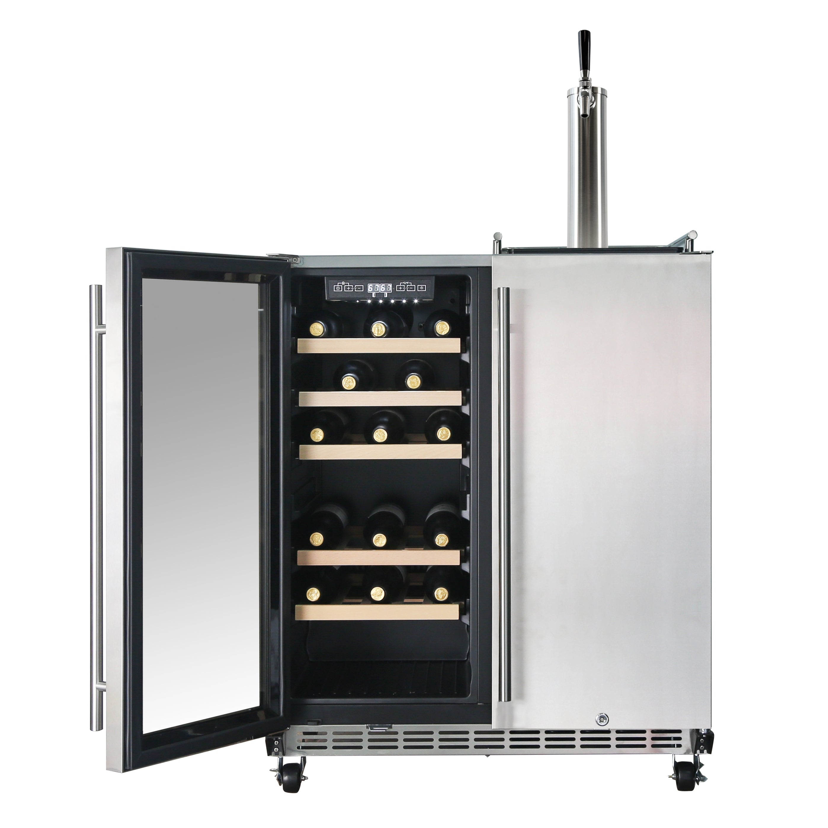 Vinskap & Kegerator med Tappetårn