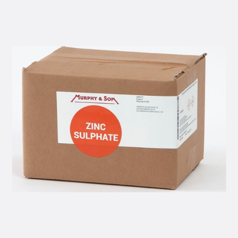 Zinc Sulphate Heptahydrate 2,5 kg fra Murphy & Son i pappeske