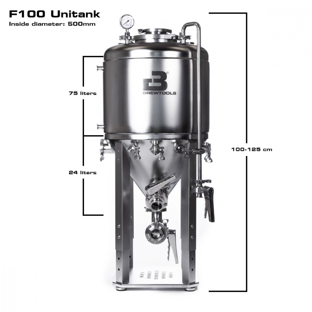 Brewtools F100 Unitank  Brewshop - størst utvalg i ølbrygging
