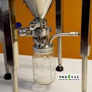 Canning Jar Yeast Harvester - Gas Exhaust Port 1.5" Tri-Clamp - Norcal thumbnail
