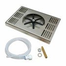 Drip Tray 25cm x 18cm med rinser / spyler - Krome Dispense thumbnail