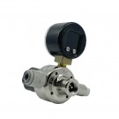 Oxyturbo Minor O2 - oksygen regulator med manometer og 1/4