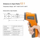 Inkbird INK-IFT01 Infrarødt Termometer med Laser (Opptil 550°C) thumbnail