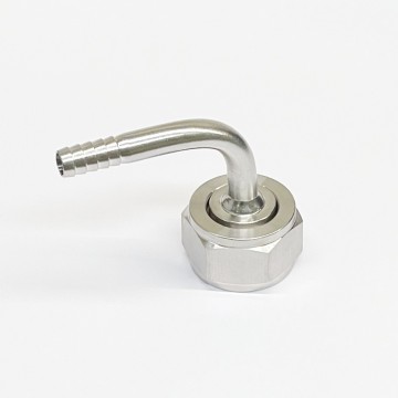 Nippel albue til gjennomføring/shank - 5/8"
