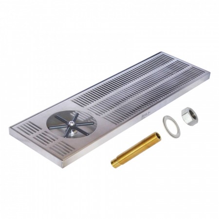 Drip Tray 50 cm med rinser / spyler - Krome Dispense
