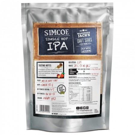 Craft Series Simcoe Single Hop IPA (Limited Edition) ekstraktsett - 2,5kg (Best før 07/01-23)