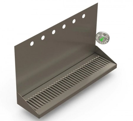 Wall Mount Drip Tray - Hull for 6 kraner - ACU