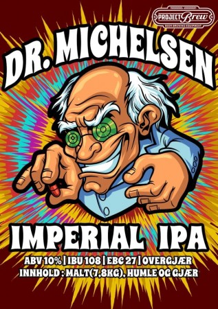 Dr. Michelsen Imperial IPA - allgrain ølsett