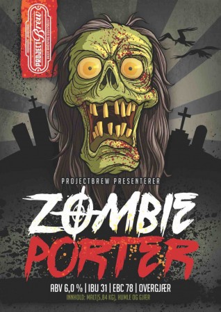 Zombie Porter - allgrain ølsett