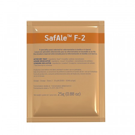 Safale F-2 - 25g karboneringsgjær