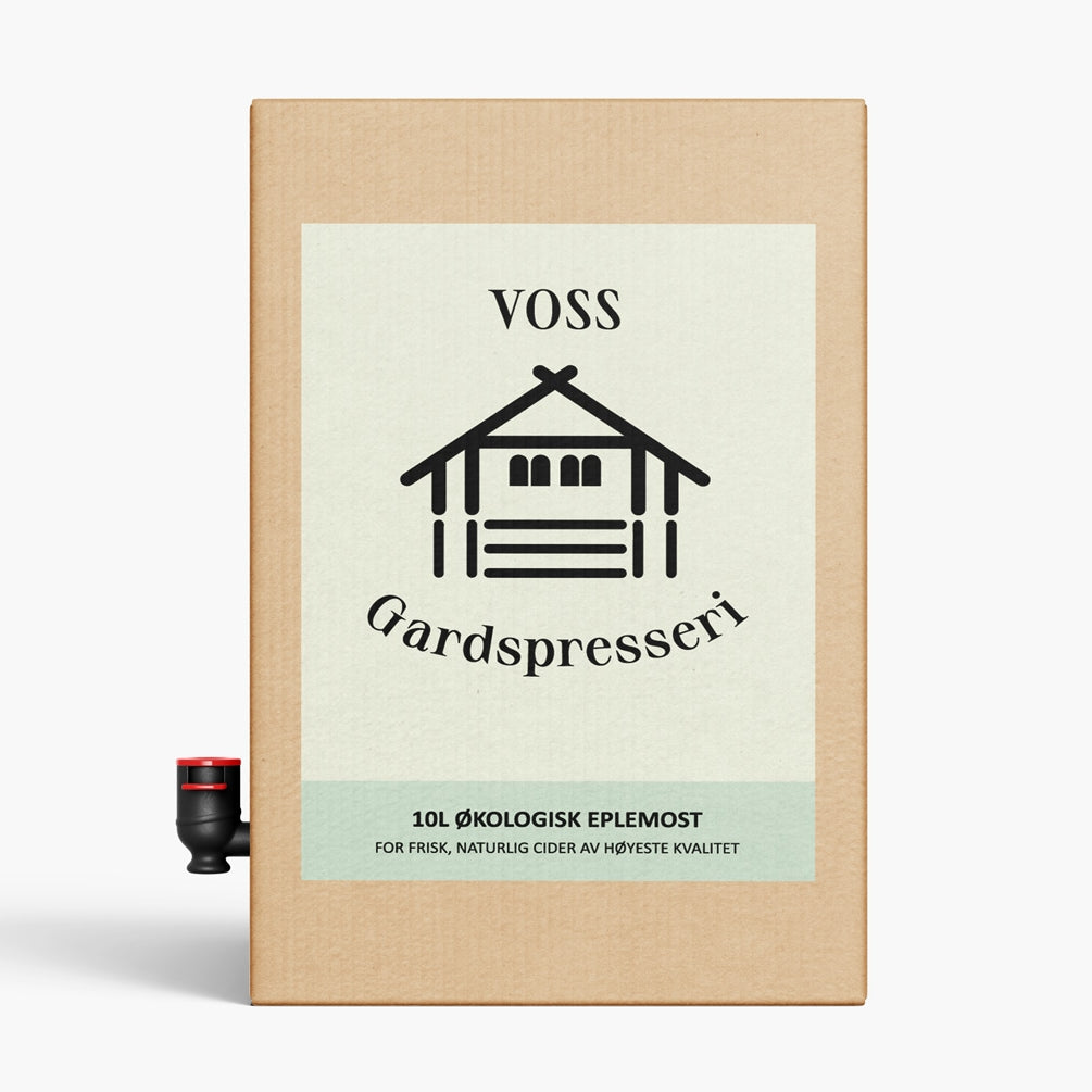 10L Cider Kit – Med økologisk eplemost fra Voss Gardspresseri - Limited Edition