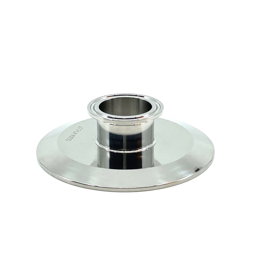 Overgang fra 4" Tri-Clamp til 1,5" Tri-Clamp (Lav type)