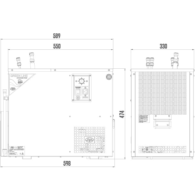 Lindr AS-80 Green Line NEW kjølesystem (2-4 coils)