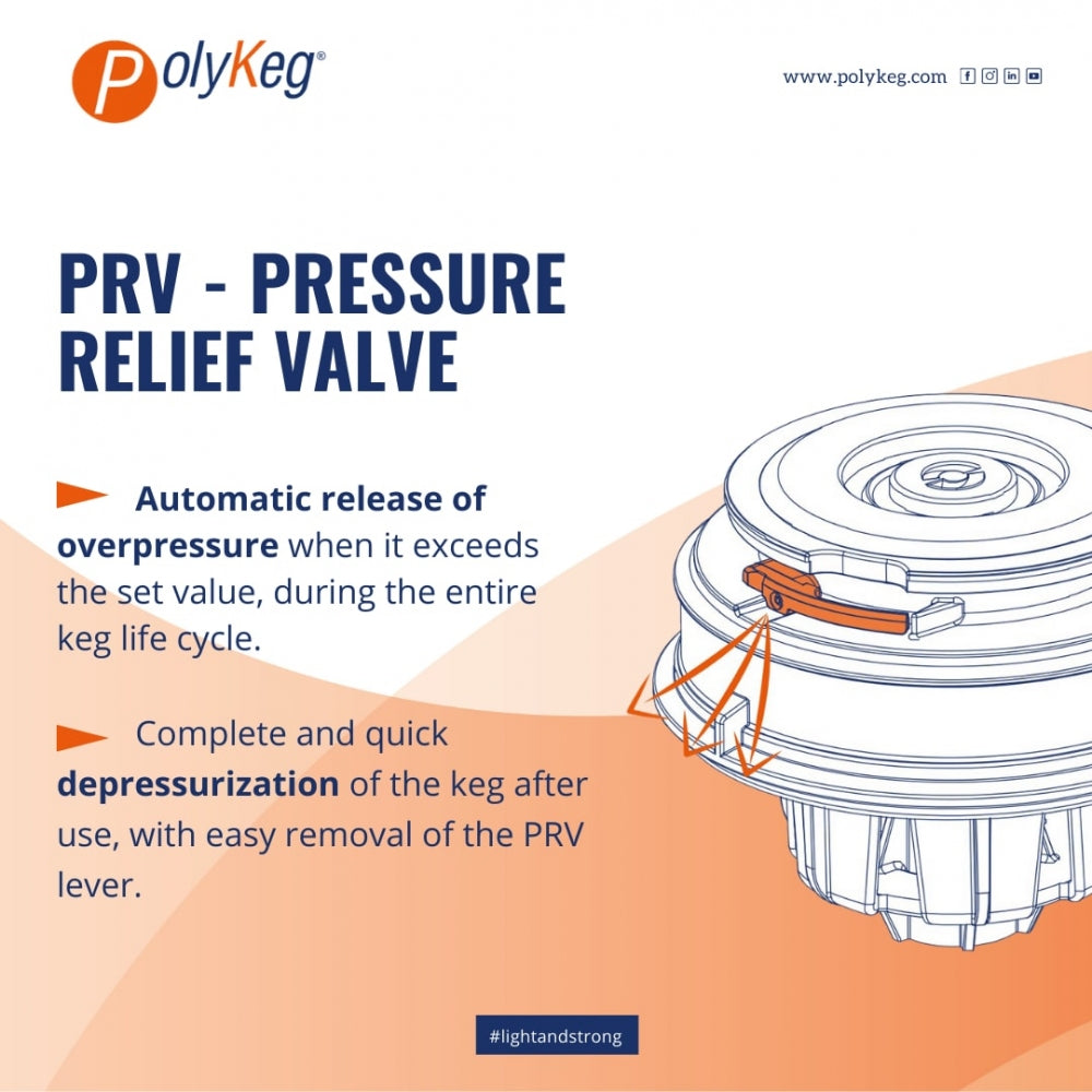 PolyKeg PRO 20L with Bag - K Valve (Europall med 60 fat)