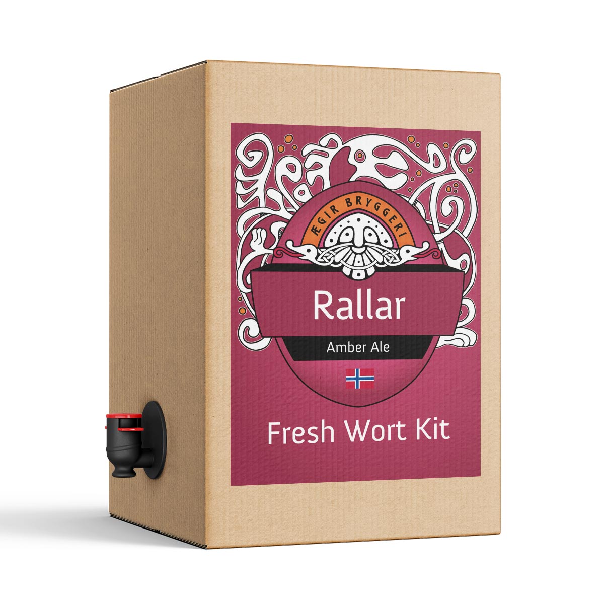 Ægir Rallar Amber Ale - 20L Fresh Wort Kit
