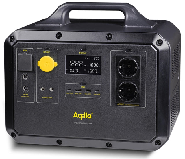 Aqiila Powerbird S1500 – Kraftstasjon nødbatteri