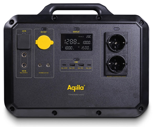 Aqiila Powerbird S1500 – Kraftstasjon nødbatteri