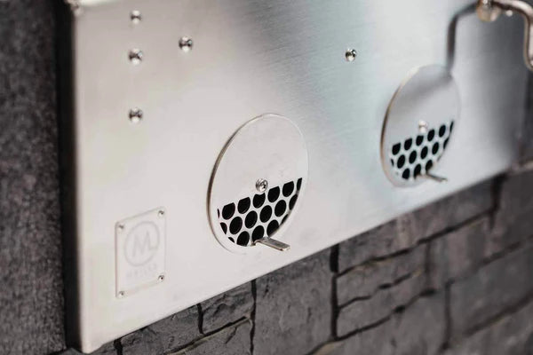 B24 Stainless Steel Built In Charcoal Grill - Kullgrill av rustfritt Stål - M-Grills