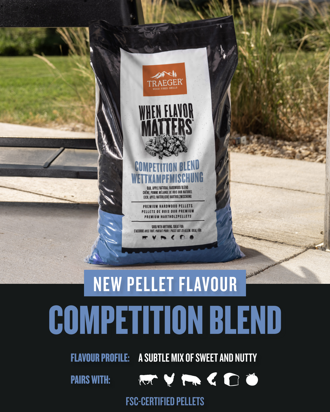Traeger Competition Blend Pellets 9kg