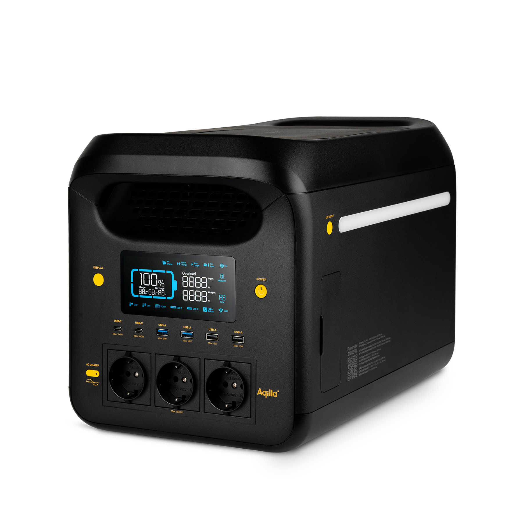 Aqiila Powerbird S1800 v2 – Kraftstasjon nødbatteri