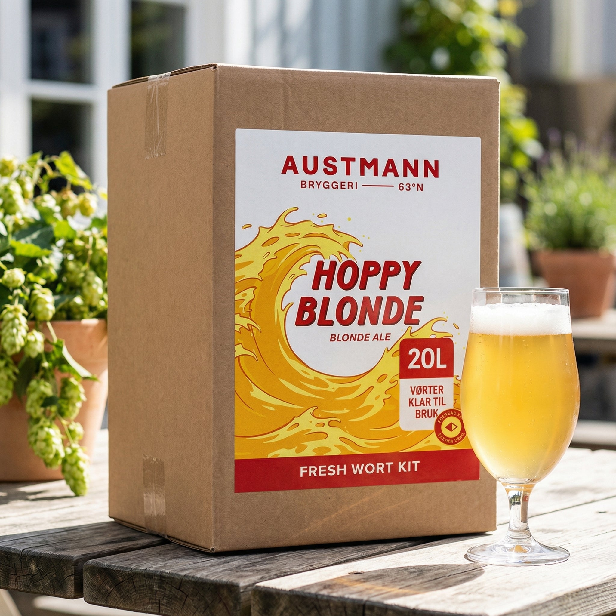 Austmann Hoppy Blonde - 20L Fresh Wort Kit