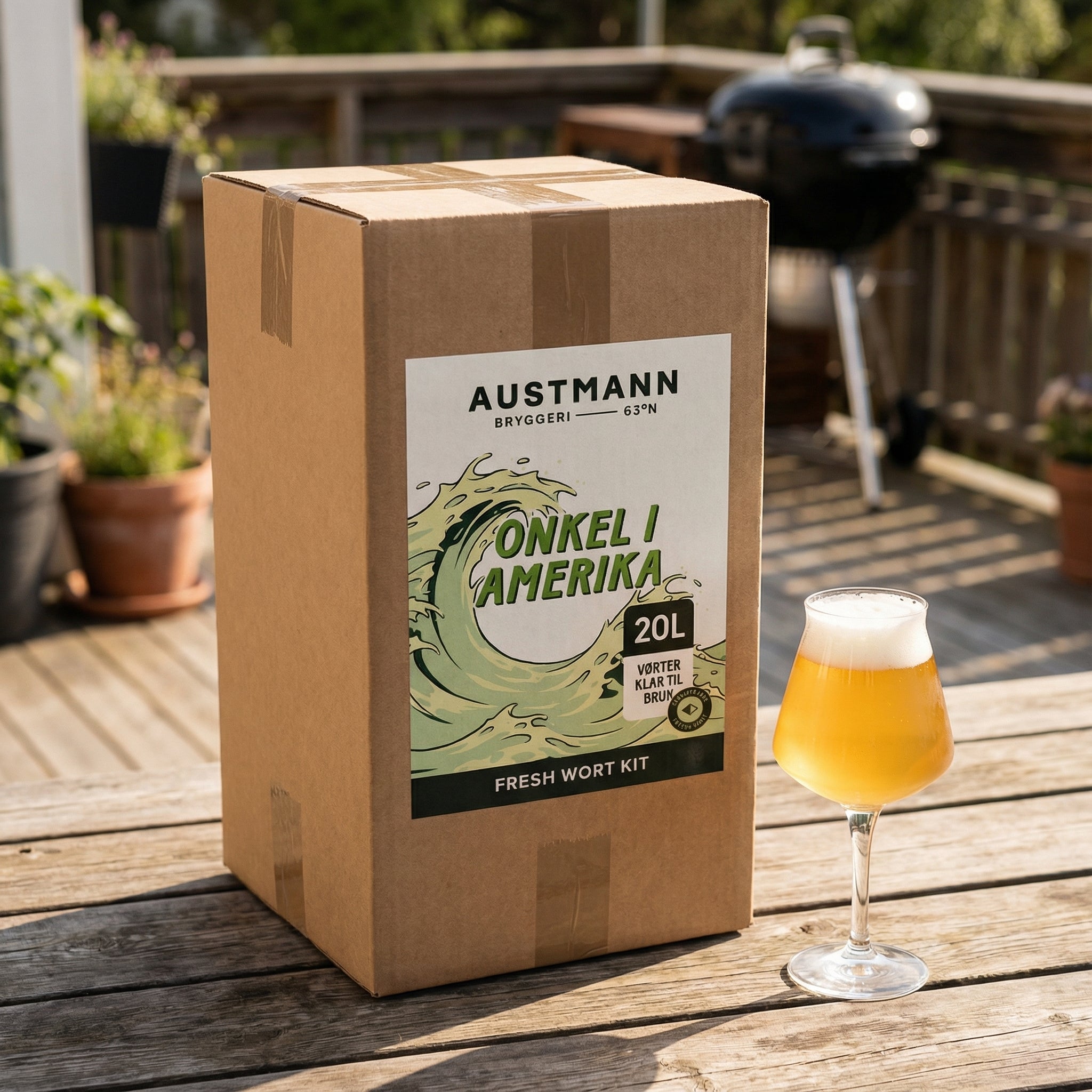 Austmann Onkel i Amerika - Session IPA - 20L Fresh Wort Kit