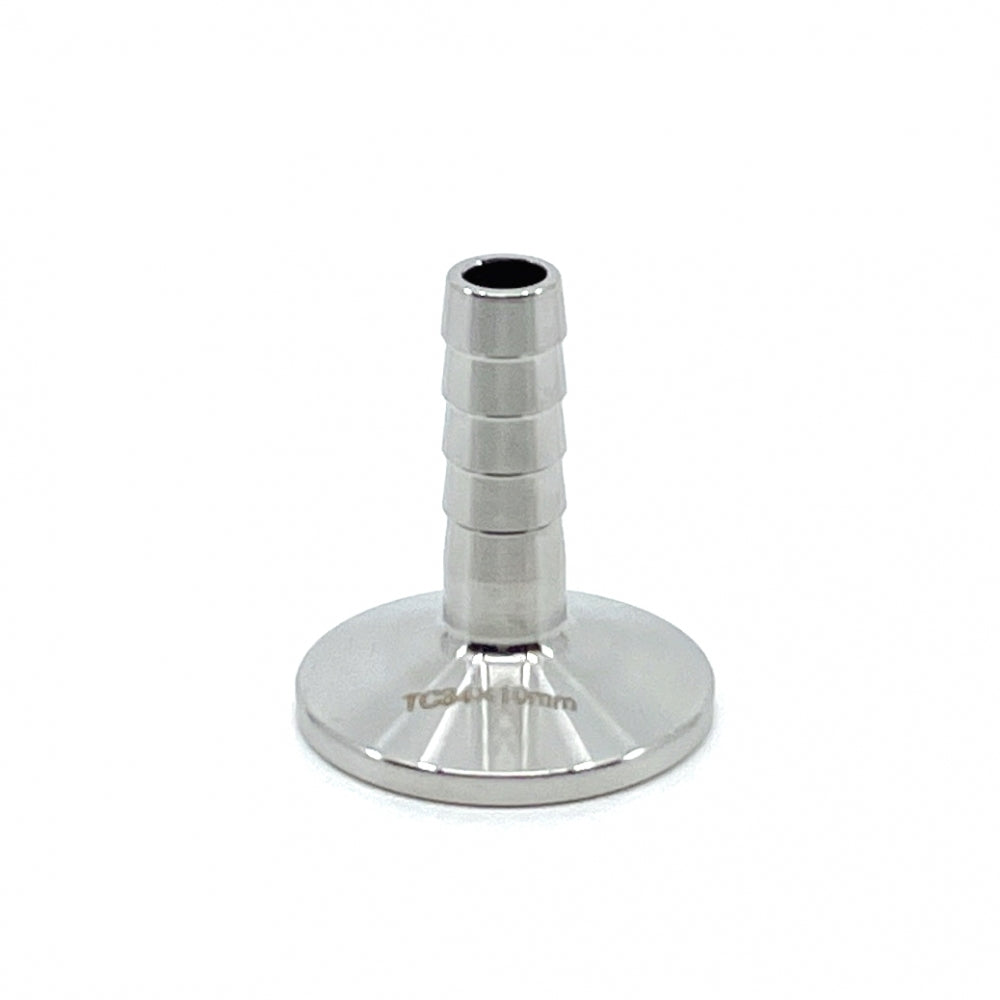 34mm Tri-Clamp til 10mm slangenippel