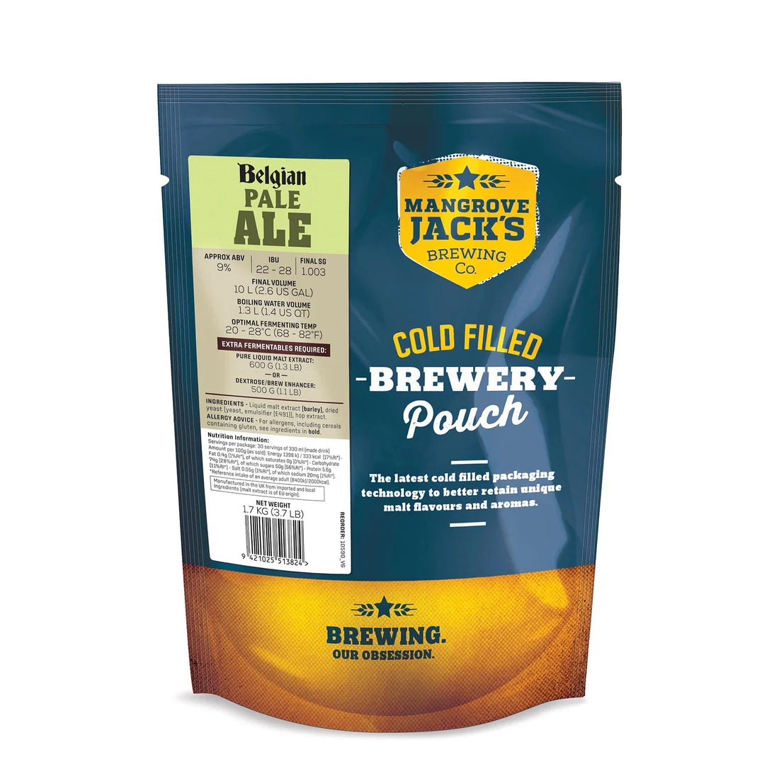 Traditional Series Belgian Pale Ale ekstraktsett - 1,8kg