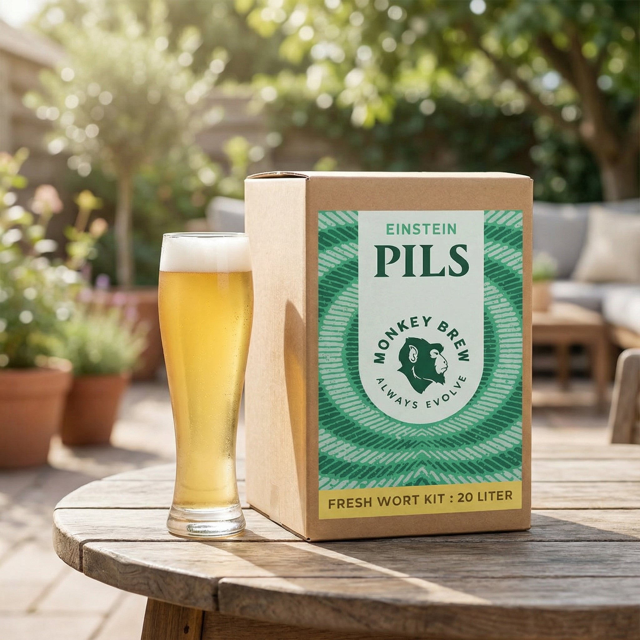 Monkey Brew Einstein Pils - 20L Fresh Wort Kit