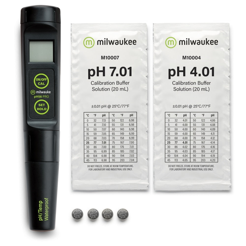 Milwaukee PH56 PRO - vanntett pH meter med utskiftbar probe