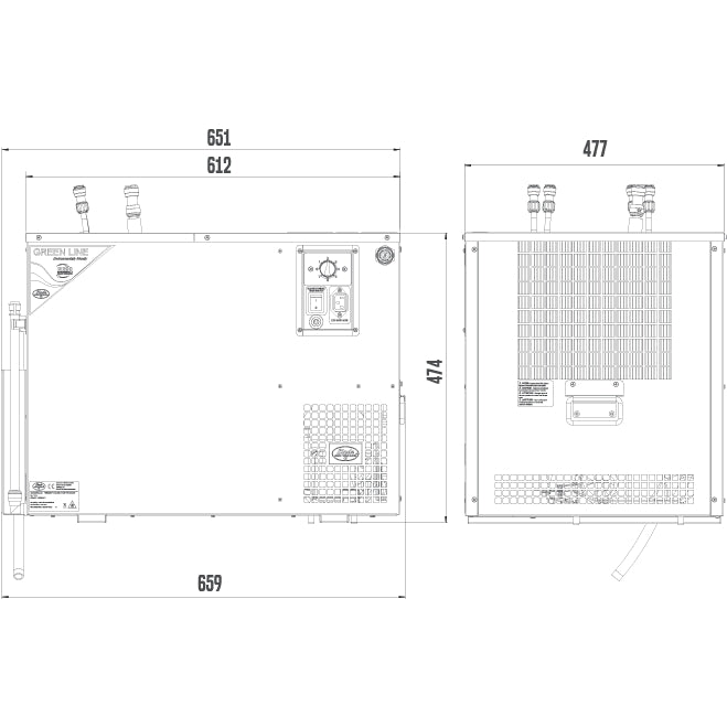 Lindr AS-110 Green Line NEW kjølesystem (2-6 coils)
