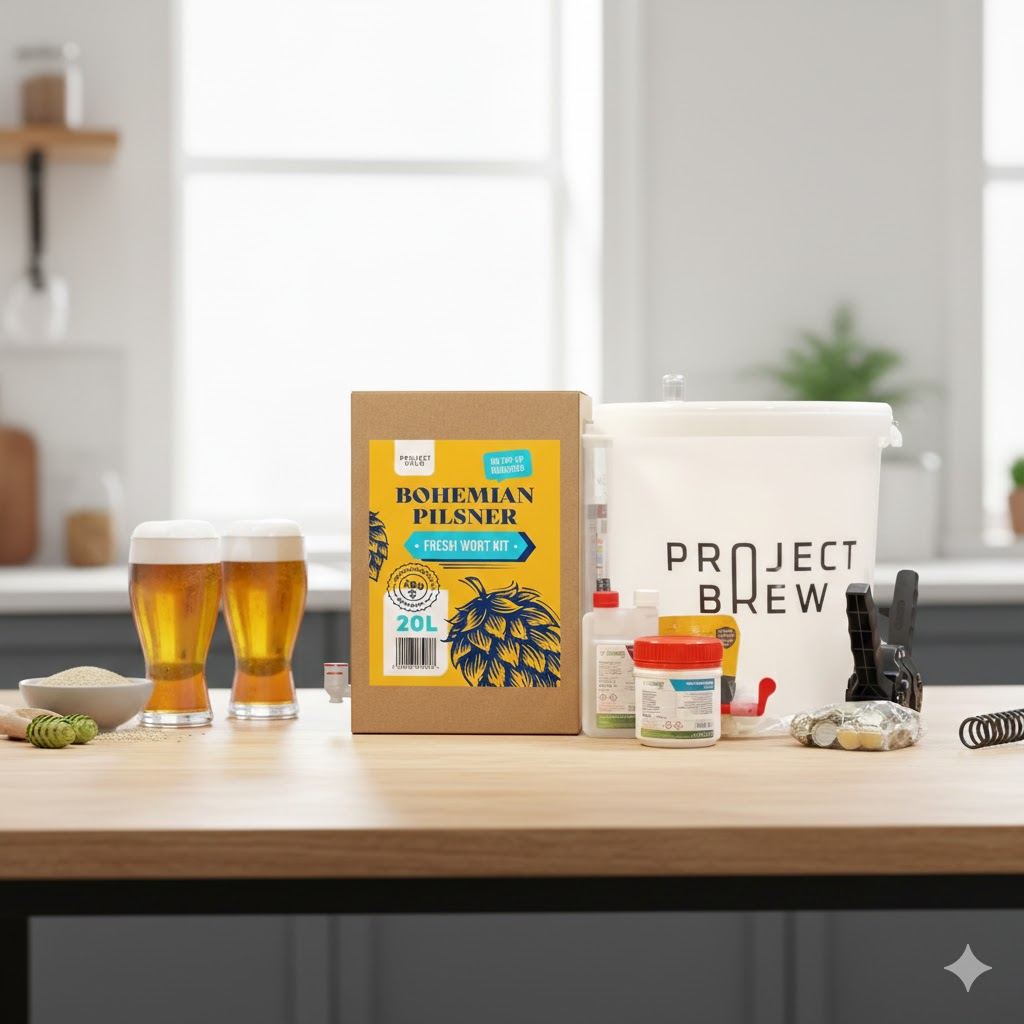 Hjemmebrygger Startsett: Fresh Wort Basic med 20L Bohemian Pilsner