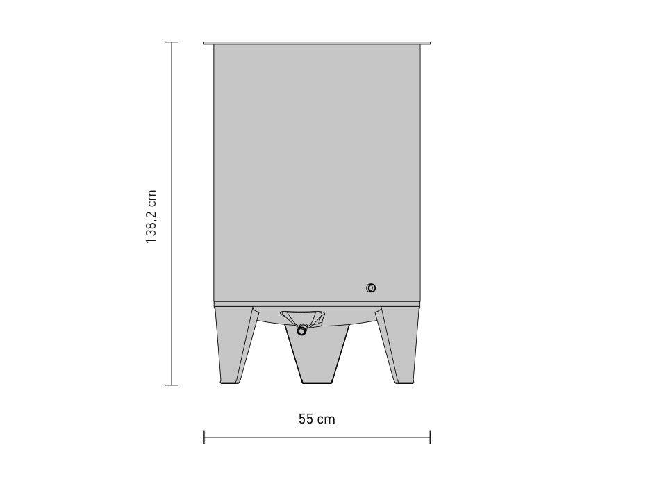 Speidel FO1 220L gjæringstank med flytende lokk – komplett (Bestillingsvare)