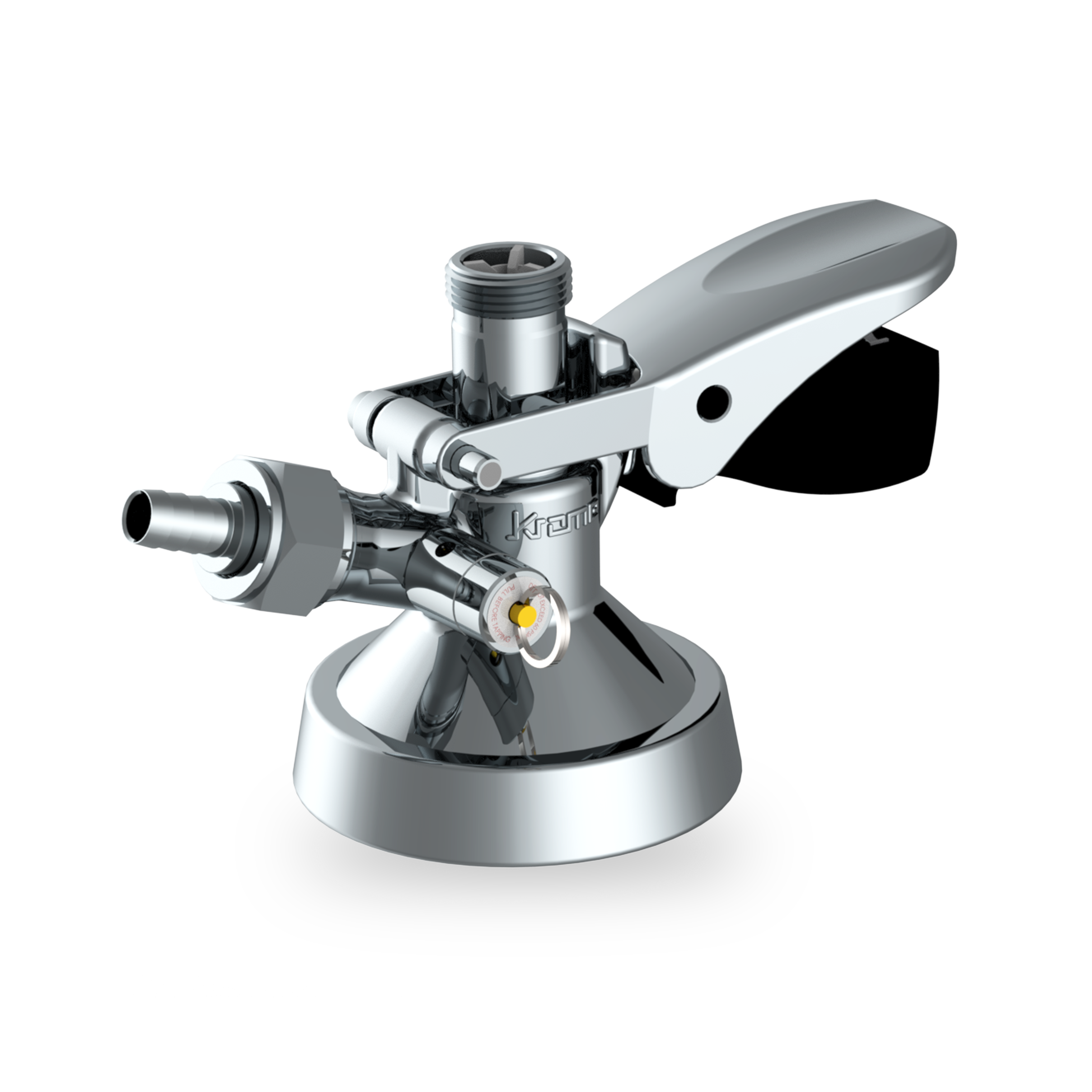 KeyKeg Fatkobling med PRV - 5/8" BSP - Krome Dispense