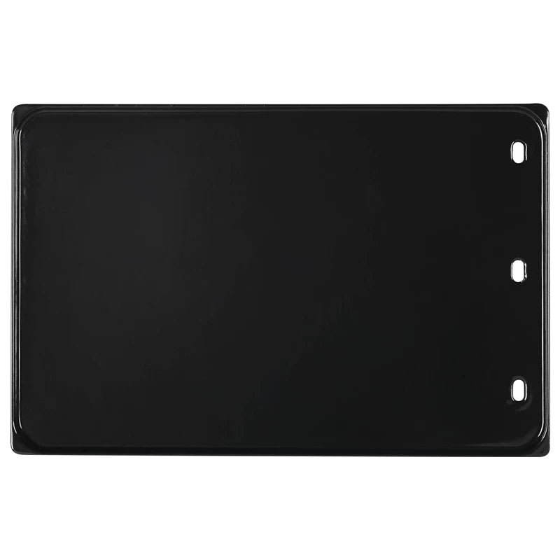 Napoleon Stekeplate er et enkelt, svart nummerskilt med tre hull på høyre side og ett hull på venstre side.