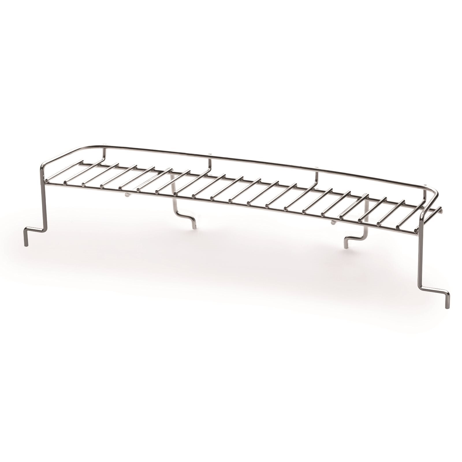 Napoleon Varmehylle til TravelQ 285/TravelQ PRO 285 er et varmestativ i metall med ristdesign og fire ben, som gir ekstra grillplass og passer perfekt inn i TravelQ 285-grillen eller -ovnen for å holde maten varm.